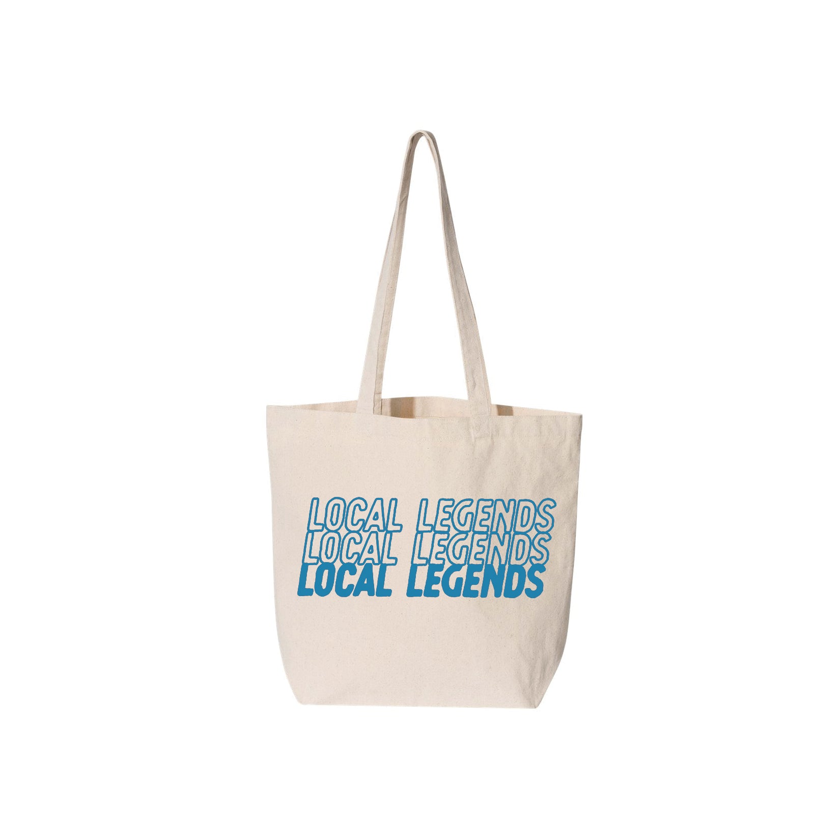 Local Legends Tote Bag (Blue) – Brad Leone