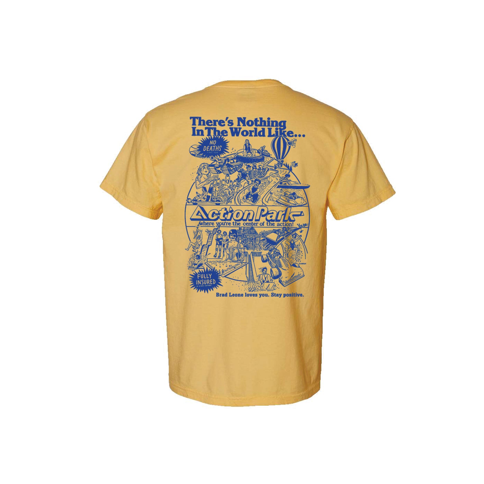 Brad’s Action Park Tee (Yellow)