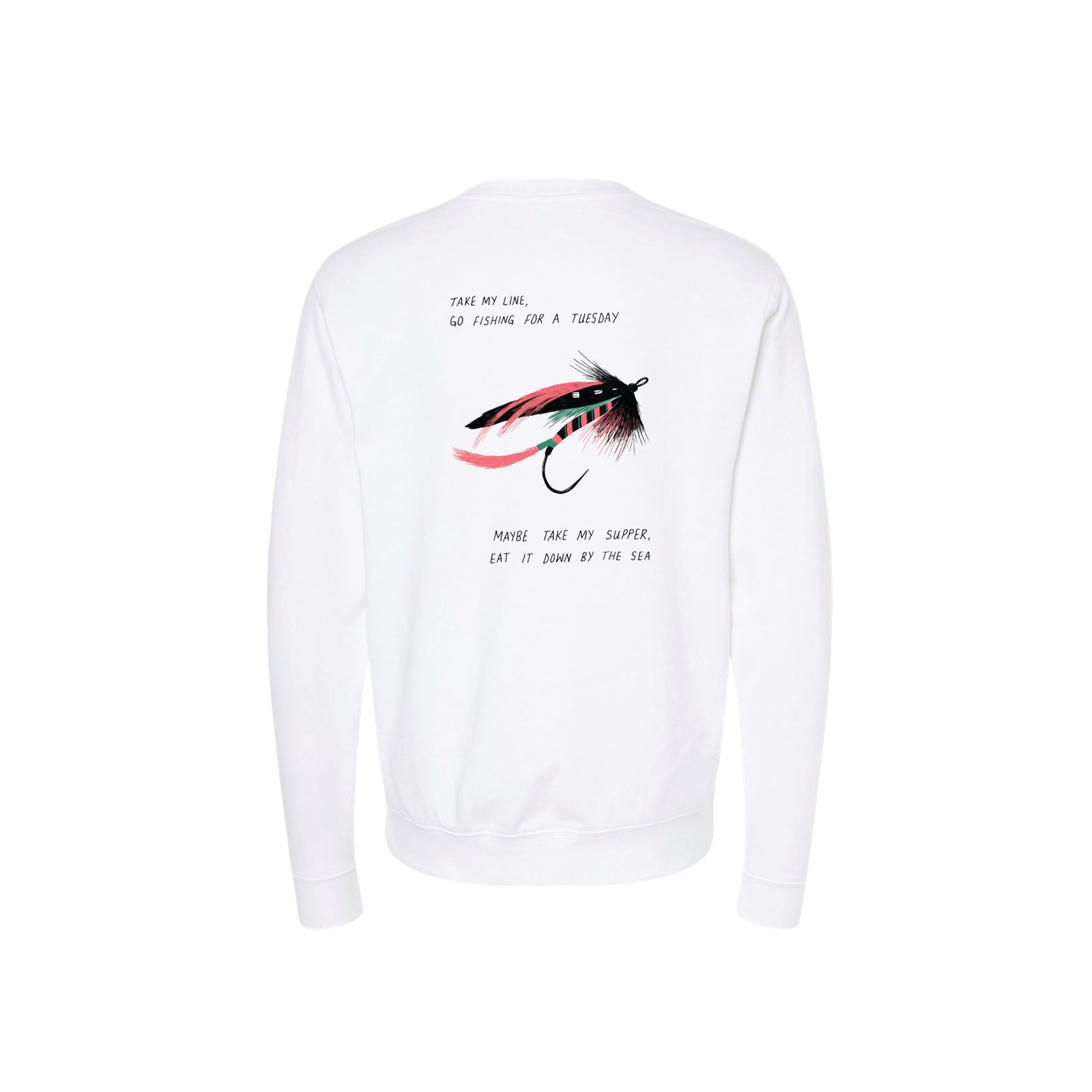 Brad Leone Crew Long Sleeve (White)