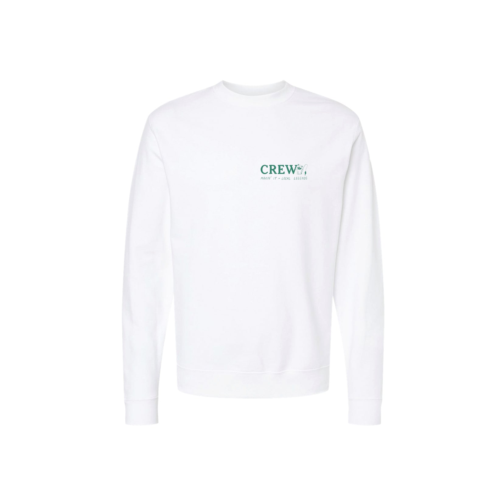 Brad Leone Crew Long Sleeve (White)